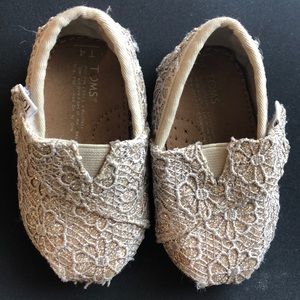 Toddler sparkly Toms